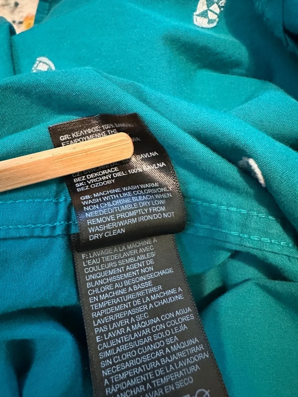 The North Face Teal Short Sleeve Baytrail‎ Jacq Shirt Tent Print Men Medium